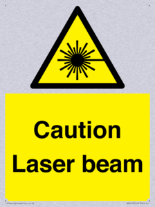 Caution Laser beam
